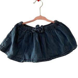 GAP: Denim Toddler Skirt with Attached Bloomers